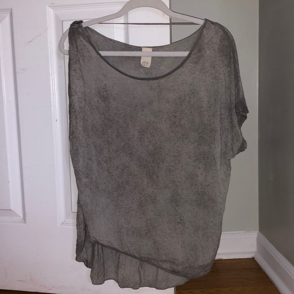 Free People Gray Shirt